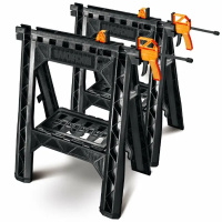 Строительные козлы для пиления с зажимом WORX WX065